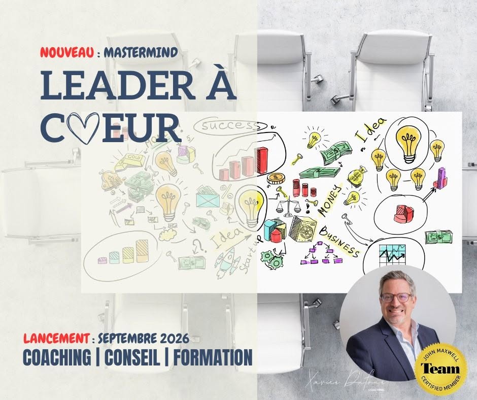 Affiche Mastermind "Leader à coeur"